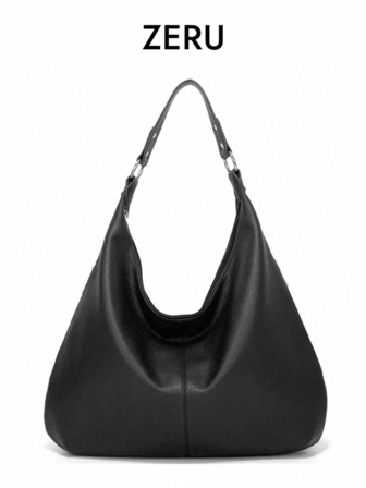 女士复古托特包，新款时尚单肩包和手提包，大容量，柔软皮革，多功能通勤包，新款流浪包，商务休闲女包，非常适合办公室商务和工作