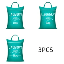 Grand sac à linge de voyage, lavable et idéal pour les vêtements sales, parfait pour les voyages, le linge sec et humide, les maillots de bain, la salle de sport, le lavage du linge, la piscine et les chambres d'étudiants. - Multicolore - Voir 17