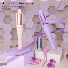 One-Click Automatic Curling Iron & Curling Wand (32mm) With 4 Temp Settings, Fast Heat, Ceramic Coating. A Must-Have Hair Tools & Plancha De Pelo For Salon Curls On All Hair Types, The Ideal Christmas Gift For Girlfriend & Wife. - 查看 4