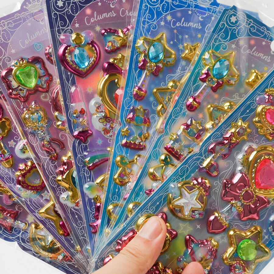 Mattel 1/6/12pcs Cartoon Decorative Stickers, Cartoon Animal Self-Adhesive Stickers, Suitable For Scrapbooking And Stationery Decoration, Craft Stickers, Applicable For DIY Projects And Office Supplies, Reusable Waterproof Stickers, DIY Craft Stickers, Suitable For Laptops, Water Bottles, Notebooks, Cars, Luggage, Gift Packaging, Party Decorations, Vinyl Stickers, School Supplies, Back To School Supplies, Perfect For Holiday Gifts, Birthday Gifts, Party Favors - Multicolor - View 1