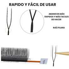 Pestañas Nagaraku 2d Uu Volumen Natural Extensiones Pestaña - D - Ver 3