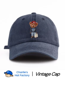 Mũ lưỡi trai in hình gấu may mắn, kiểu dáng unisex, cổ điển và thời trang, có dải thấm mồ hôi mềm mại, điều chỉnh được kích cỡ, nhẹ và chống nắng, kiểu dáng cổ điển đa năng, phù hợp cho các hoạt động thể thao ngoài trời, mặc hàng ngày, tụ họp và kỳ nghỉ, món quà hoàn hảo cho gia đình và bạn bè. - Gấu may mắn - Xem 24