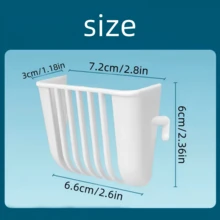 Parrot Fruit & Vegetable Feeder - White Bird Feeder, Parrot Fruit & Vegetable Tray, Bird Food Rack, Parrot Fruit & Vegetable Stand, Bird Fruit & Vegetable Tray, Parrot Food Rack, Bird Fruit & Vegetable Tray, Parrot Feeder, Suitable For All Seasons - / - View 3