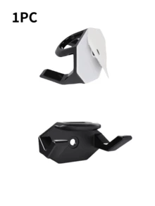 New Baseball Cap Hook, Seamless Cap Hook, Simple Storage, Hat Hooks, Modern Minimalist Wall Hanging Hat Hook, Minimalist Headphone Necklace Storage Hook, Perfect For Home Storage. - Black - View 12