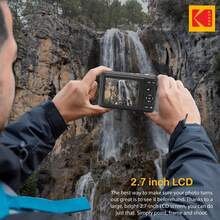 Kodak 柯达数码相机 PIXPRO FZ45-RD 1600万像素 4倍光学变焦 28mm广角 1080P全高清视频 2.7英寸液晶屏 Vlog相机，适合摄影爱好者 - 紅色 - 查看 11