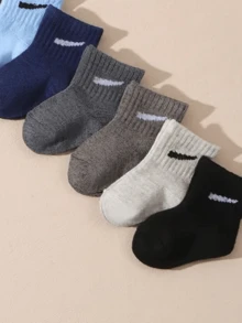 10 Pairs Kids Socks, Multi-Element, Multi-Color, Comfortable Anti-Slip, Suitable For All Seasons, Infants & Children - Multicolor - View 1