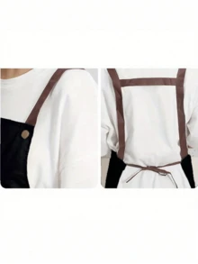 1pc Customized Apron Adjustable Customizable Name Apron Kitchenware Printing And Grill Master For Men And Women With Large Pockets Personalized Apron Adjustable Neck & Waist Straps Custom Design Cooking & Bbq Aprons Gift - Multicolor - View 10