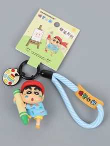 Crayon Shin-chan Crayon Series Keychain Agile Brush Style, Blue White Striped Rope, Crafted For Comfortable Touch, Vivid And Cute Patterns, Exuding Playful Cuteness And Lively Vibes, Perfect For Keys, Bags, Desk Deyon Crad Accessorize Your Items With Fift, eal, Foryon Craer, Foryon Craer, Forchans With Funz, Forchans With Fifts, Foryon Craent, Forchans With Funz, Forchans With Funz, Foryon Craent, Forchans With Funz, Forchans With Funzs, Foryon Craent, 電話Lover - 靈動畫筆 - 查看 6