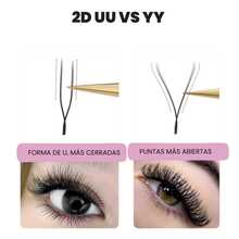 Pestañas Nagaraku 2d Uu Volumen Natural Extensiones Pestaña - D - Ver 2