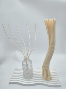 Bộ 25/50 que khuếch tán tinh dầu dạng sóng cong, màu đỏ/hồng/xanh lá cây, dùng trang trí nhà cửa, tự làm tinh dầu thơm. - Nhiều màu - Xem 16