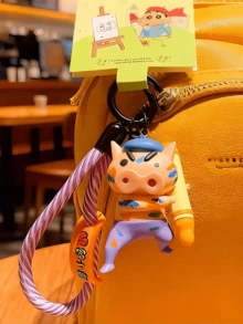 Crayon Shin-chan Crayon Series Keychain Defense Brush Style, Purple White Striped Rope, Crafted For Comfortable Touch, Vivid And Cute Patterns, Exuding Playful Cuteness And Lively Vibes, Perfect For Keys, Bags, Desk De~cor To Accessorize Your Itemly Vibes, Perfect For Keys, Bags, Desk De~cor To Accessorize Your Itemly Vibes, Forchans For Keys, Bags, Desk De~cors, Forchans, Items With Fift, Forchans, Forsad, Forusstal,s Collers, Items Withlz, Forchans Deverd, Foriv. Lover - 守護畫筆 - 查看 3