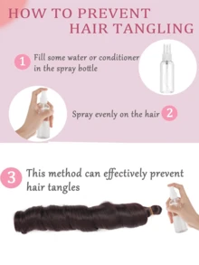 French Curls Braiding Hair Extensions Synthetic Hair Loose Wave Spiral Curl Braids High Temperature Ombre Pre Stretched Hair Extensions For Women