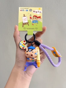 Crayon Shin-chan Crayon Series Keychain Defense Brush Style, Purple White Striped Rope, Crafted For Comfortable Touch, Vivid And Cute Patterns, Exuding Playful Cuteness And Lively Vibes, Perfect For Keys, Bags, Desk De~cor To Accessorize Your Itemly Vibes, Perfect For Keys, Bags, Desk De~cor To Accessorize Your Itemly Vibes, Forchans For Keys, Bags, Desk De~cors, Forchans, Items With Fift, Forchans, Forsad, Forusstal,s Collers, Items Withlz, Forchans Deverd, Foriv. Lover - 守護畫筆 - 查看 6