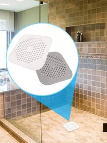 1/5pcs Bathroom/Kitchen/Bathtub Anti-Clogging Hair Drain Filter, Anti-Clogging Sink Strainer, Reusable Silicone Drain Stopper, Suitable For Bathtub And Kitchen Sink, Strong Suction Shower Floor Drain Cover - Multicolor - View 7