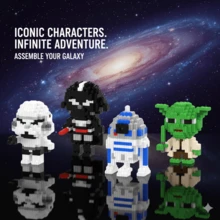 Star Wars 1/3/4件套星球大战暴风兵可动人偶，星球大战桌面摆件、汽车摆件、房间摆件，情人节收藏礼物，DIY