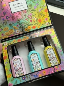 Dreamlike Floral Fragrance Mist Set, Limited Edition Aromatherapy Air Freshener For Indoor/Outdoor, Multi-Layer Uplifting Mist With Long-Lasting Natural Fresh And Alluring Essence, Releasing Elegant Jasmine, Gardenia And Lavender Scent, Ideal Gift For Dates, Parties, Gatherings, Travel, Holidays, Home, Hotel, Office