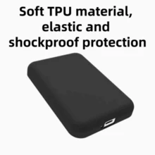 1pc MagSafe Battery Protective Case Compatible With Apple Power Bank, Wireless Charging Protective Shell | TPU Soft Gel Polished Craftsmanship . External Battery Pack Compatible | 360° Anti-Slip Refined Touch Phone Case - Multicolor - View 3