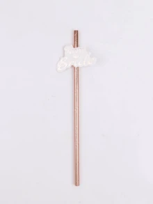 Rose Gold Paper Straws With TeamBride Flags For Hen Party Straws Bridal Shower Bachelorette Wedding Party Tableware - Multicolor - View 9