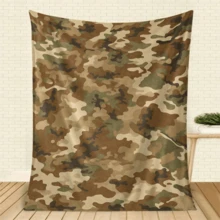 Camouflage Pattern Blanket, Soft Lightweight Throw Blanket, Air-Conditioned Room Blanket, Warm Nap Blanket For Home Office Travel Camping Same Day Cooling Print Flannel Flower Soft Comfortable Warm Napping Throw Dino Blanket,Men Gift,Boyfriend Gift Christmas,Blanket Gifts - Multicolor - View 31