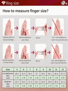 1 pieza Anillo decorativo de circonita cúbica elegante y sofisticado con baño de plata, lujoso y brillante, ideal para uso diario y como regalo para familiares y amigos - Anillo - Ver 5