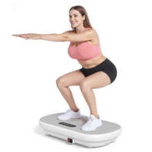 MERACH Powerful Vibration Plate Exercise Machine For Weight Loss And Shaping, 13 Mm Large Amplitude, 200 Kg Weight Capacity, Silicone Pedal, Built-In Bluetooth Speaker - UK Plug(220-240V) - View 3