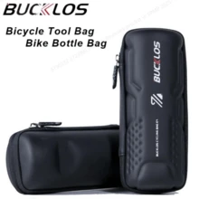 BUCKLOS 多功能维修工具包、钥匙收纳盒、维修工具箱、自行车配件、自行车包、硬壳收纳包、山地车和公路车包、防水骑行装备、跨境自行车配件 - 黑色 - 查看 3