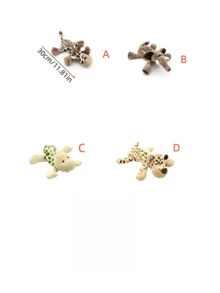 1 件卡通可爱动物大容量铅笔盒毛绒动物收纳袋，返校，学校用品，铅笔袋，书包 - 彩色 - 查看 6