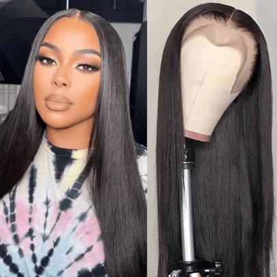 GABRIELLE Parrucche frontali in pizzo pieno 360 con cinturino nascosto, senza colla, capelli umani, cinturino invisibile, pretagliati, pre-pizzicati, sbiancati, Konts, parrucca frontale in pizzo dritto e crespo con coulisse, attaccatura dei capelli naturale, parrucche senza colla 360 (18 pollici), nuova parrucca senza colla, pizzo 5x5 senza colla, pizzo 4x6 senza colla, pizzo 9x6