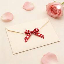 Ruy băng hình trái tim màu đỏ, rộng 1cm, dài 5 thước Anh, dùng làm quà tặng ngày Valentine, trang trí ngày Valentine, nơ đỏ trang trí, dùng để gói quà, ngày Valentine, đồ thủ công, hoa tươi, sinh nhật, bao bì sản phẩm kinh doanh, tiệc tùng, đám cưới, trang trí nhà cửa lãng mạn. - Nhiều màu - Xem 6