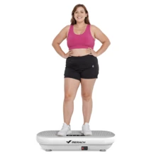 MERACH Powerful Vibration Plate Exercise Machine For Weight Loss And Shaping, 13 Mm Large Amplitude, 200 Kg Weight Capacity, Silicone Pedal, Built-In Bluetooth Speaker - UK Plug(220-240V) - View 2