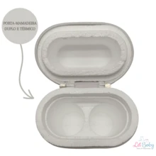 Let Baby Kit 5 Peças Bolsa Mala Maternidade Nuvem Grande C/ Trocador e Mochila Várias Cores Menino ou Menina - Lilás c/ Laços de Luxo - Visão 5