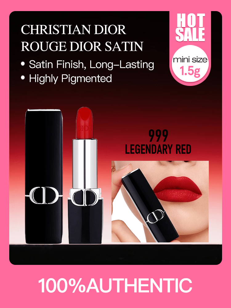 【ラッピングあり】ディオール ルージュ 999 アイコニックレッド サテン Dior クリスチャン・ディオール ルージュ・ディオール サテン #999