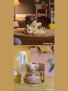 Figura coleccionable de la serie "Si hoy fuera el 8vo día de la semana (El día perdido)" de POP MART DIMOO - Diseño de decoración del hogar cálida, lindo adorno de escritorio, adorable juguete de anime, adecuado para coleccionistas y adolescentes, regalo perfecto para exhibición en el hogar/oficina - Multicolor - Ver 10