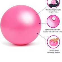 25厘米瑜伽球，适合家庭健身、体操、普拉提，防滑表面，平衡训练瑜伽球，室内瑜伽球 - 均碼 - 查看 6