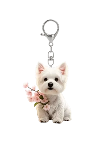 Móc khóa acrylic hình trái tim chú chó poodle dễ thương 2D - Mặt dây chuyền kiểu hoạt hình, thiết kế móc càng cua, phù hợp với chìa khóa xe hơi, ba lô và túi xách, có thể dùng làm phụ kiện trang trí túi xách, đồ trang trí xe hơi, phụ kiện túi | Thiết kế ngộ nghĩnh | Chất liệu acrylic, phụ kiện ví và điện thoại nữ, quà tặng cho bạn bè, gia đình, bạn gái, phụ kiện ngoài trời, đồ dùng tiệc tùng, quà tặng, quà lưu niệm, quà tân gia hoàn hảo - Nhiều màu - Xem 14