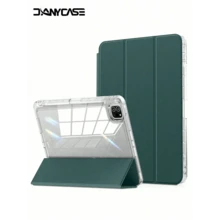 DANYCASE Case Compatible With IPad Pro M4/IPad Pro 6th/IPad Pro 5th/IPad Pro 4th/IPad Pro 3rd/IPad Pro 2nd/IPad 11th/IPad 10th/IPad 9th/IPad 8th/IPad 7th/IPad Air 7th/IPad Air 6th/IPad Air 5th/IPad Air 4th/IPad Air 3rd With - 墨綠色 - 查看 1