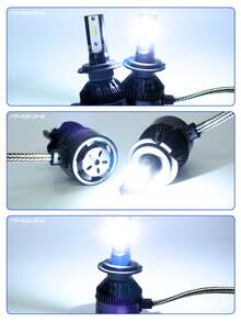 Code Techone Ultra Led Automotive Kit Pair 8000k 6400L 12v Powerful Cars High Low Beam - H1 - View 7