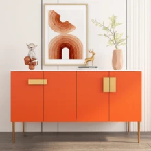 Peel And Stick Vinyl Wallpaper Roll - Textured, Removable Contact Paper, Suitable For Kitchen, Bathroom, Living Room Decor - Waterproof And Oil-Proof - Coral Orange - View 7