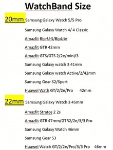 Leopard Print Bow 20/22 Mm Universal Strap Compatible With Samsung, Huami, Garmin, Honor Smartwatches - Silicone Surface Strap Pattern Compatible With GT2/Gt3, Watch 3/Galaxy - White - View 9