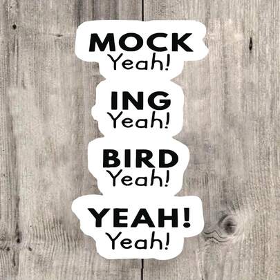 搞笑电影台词贴纸，90年代复古怀旧贴纸，幽默汽车贴纸，节日礼物