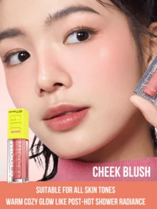 Maybelline 腮红 #04 感性无花果，6.4毫升/0.21液盎司，闪亮暖色调腮红，水润轻盈配方，可层层叠加，打造自然透亮妆容，持久显色，点涂式刷头方便精准上妆，两步轻点晕染，打造水润红润双颊，适合所有肤色，令双颊焕发光彩，打造光泽妆容，适合日常及特殊场合妆容。 - 美寶蓮微閃腮紅液04 - 查看 3