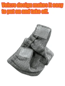 1条可调节可重复使用可水洗小型宠物尿布，高吸水性，带扣裤型，防漏，适用于仓鼠、蜜袋鼯、松鼠和其他小型宠物。宠物最佳礼物。