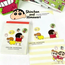 CRAYON SHINCHAN Sổ tay ghi chú Crayon Shin-Chan của Nhật Bản là loại sổ xé rời, không keo dính, hình hoạt hình, sáng tạo và dễ thương dành cho nữ sinh. Sổ tay ghi chú Crayon Shin-Chan này là một cuốn sổ tay nhỏ gọn, hoạt hình, có thể xé rời và không keo dính, thuộc loại sổ xé rời. - Nhiều màu - Xem 9