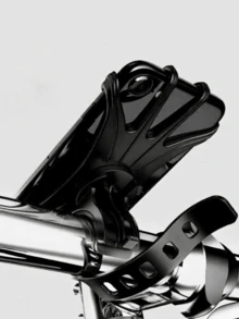 1PC Bicycle Silicone Phone Holder 360 Degree Rotatable For Mountain Bike Phone Holders Mountain Bike Accessories Cycling Accessories - Black - View 6