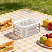 1/2/3/4 Layer Sealed PET Plastic Food Storage Containers Set, Refrigerator- Airtight Meal Prep Containers, Leak-Proof Reusable Meat/Frozen Food Packaging Boxes, Fruit & Vegetable Storage Containers. Kitchen Accessories, Suitable For Graduation Gifts, Bachelor Party Favors, Bridesmaid Gifts, Father's Day Gifts, Halloween Decorations & Gifts, Bridal Shower Favors, Wedding Guest Favors, Birthday Party Decor And Wedding Items