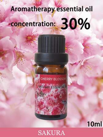 1/4pcs 10ml Aromatherapy Essential Oil, 30% Concentrated Water-Soluble Refill, Relieves Fatigue, Freshens Air