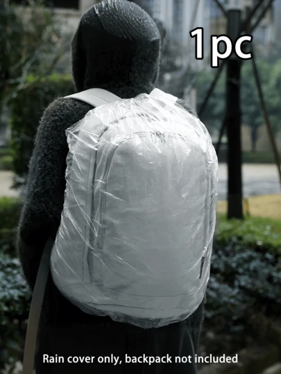 Transparent Disposable Outdoor Backpack Rain Cover, Shoulder Bag Dust Cover, Trolley Case Waterproof Cover. For Various Bag Types And Household Appliances. Compact And Portable, Ideal For Office, Outdoor, Travel, Camping, And Other Occasions. Makes A Great Gift For Family, Friends, And Colleagues, Spring Summer Picks, Brides Maid Gifts, Room, Bedroom Decor, Beach, Travel, For Men, For Women, Vacation, Women's Day, Travel Essentials, Wedding Favors, Y2k, Bedroom, Car Accessories Women, Kitchen Decor,Beach,Summer,Vacation,Holiday,Travel Essential,Going Out Tops,Household Items,Mother's Day Gift,Bedroom Decor,Garden,Kitchen Decor,Summer,Beach,Travel Essentials,Room Decor,Squishy,Graduation
