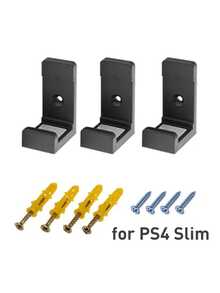 DATA FROG 壁挂式支架，适用于 PlayStation 4 通用控制器支架收纳架，带螺丝，适用于 PS 4 Pro/PS 4 Slim 配件 - 款式 - 查看 10