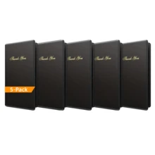 1/2/3/4/5 Pcs Professional 10 Inch Guest Check Presenter With Gold "Thank You" Text, Ideal For Restaurants And Cafes