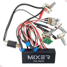 Circuito Para Baixo Pré-amplificador Ativo 5 Potenciômetros Com 2 Baterias 18v E Acessórios - Linha Premium -  Mixer - MX-PRO5 - Preto - Visão 7